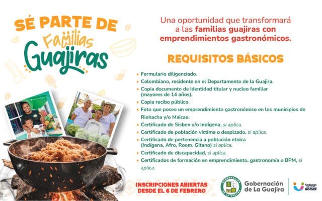 FAMILIAS GUAJIRAS, UNA IMPORTANTE INICIATIVA QUE VA A LLEGAR A MAICAO Y RIOHACHA (1)
