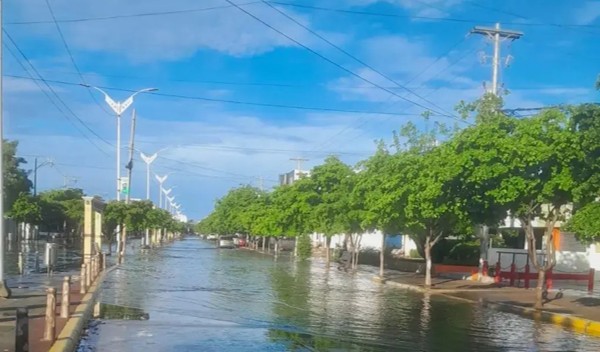 Inundación calle Ancha