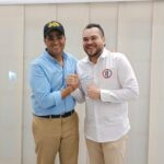 Gobernador y Larry Iguarán