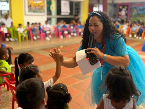Maicao sombrilla azul